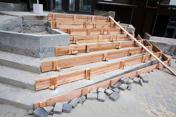 Cement Step Repair in Kernersville
