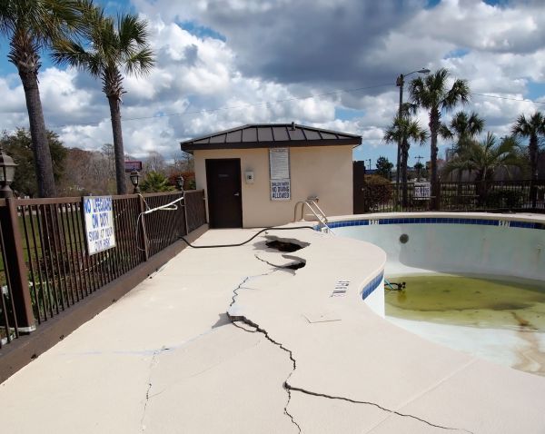 Cracked Patio Repair in Kernersville